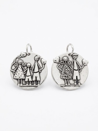 Silver gorgeous couple shaped - gorgeous,