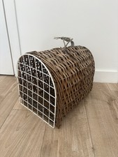 Vintage Wicker Cat Carrier