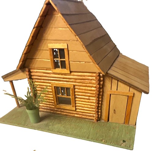 Wood log cabin - wood,