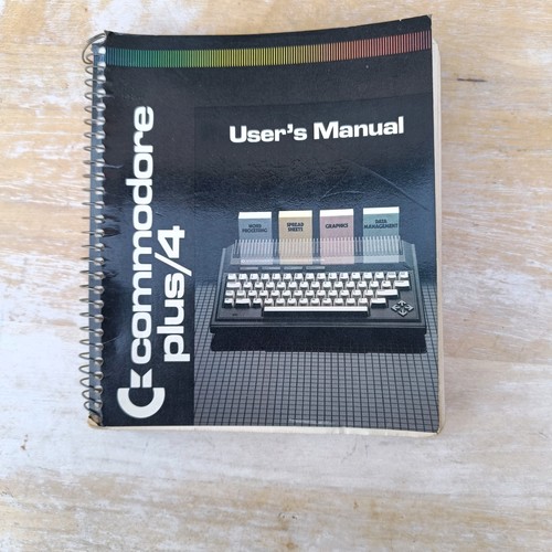 Commodore plus user manual - plus/4, user's