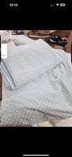 Brand New M&S Superking / Dobby Spot Duck Egg Blue Duvet Set Rrp £89