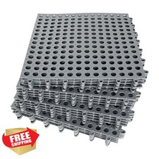16 Pack 11.8" Rubber Floor