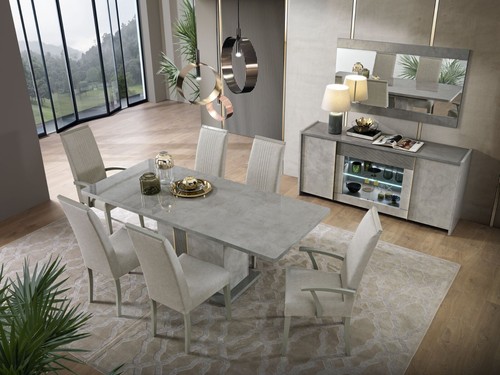 Sole italian high gloss - high, grey
