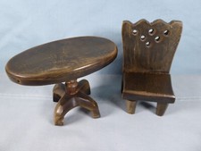 Table and Chair made of horn