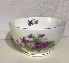 BONE CHINA SUGAR BOWL FLORAL English Vintage China