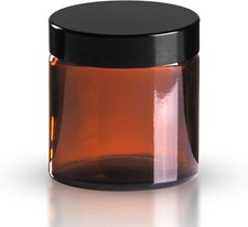 120ml glass jar amber - amber,