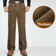 Mens Corduroy Thicken Pants