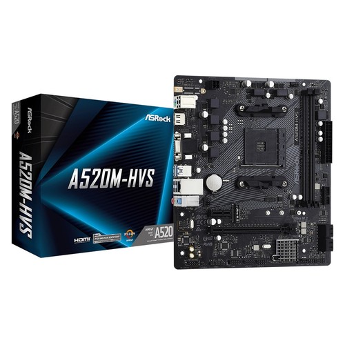 Asrock a520m hvs - a520m-hvs, am4
