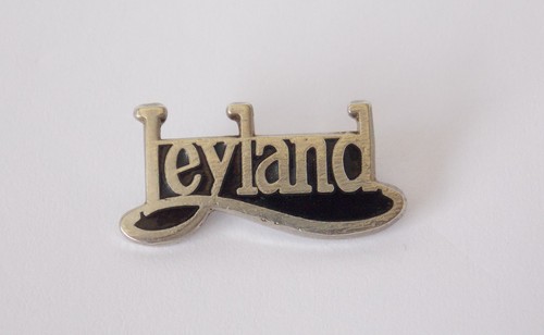 Vintage enamel leyland badge - enamel,