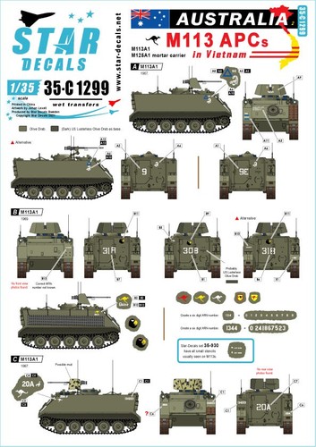 Sstar decals c1299 decal - 35-c1299,