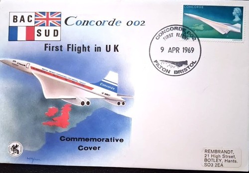 First day cover concorde 002 - first,