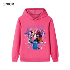 girls KPop demon hunters Casual Sweatshirt Pullover Crop Top Pants Outfit Sets