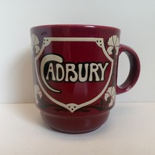 Vintage Cadbury Mug By Kiln Craft Staffordshire Pottery Art Nouveau Style