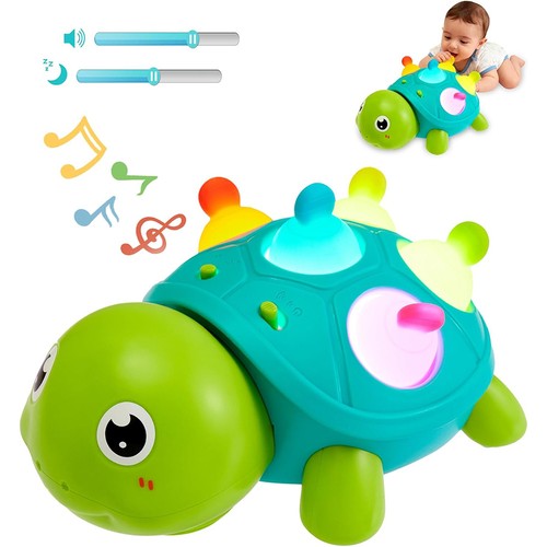 Musical crawling turtle baby - musical,