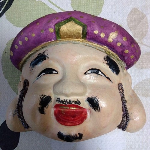 Japanese paper mache mask
