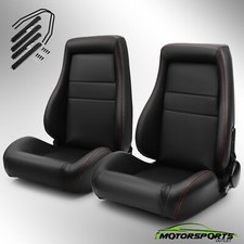 1 Pair Universal Black PVC