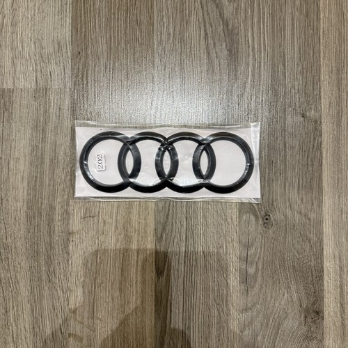 Gloss black rear rings - rear, fits