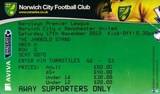 TICKET: Norwich City v