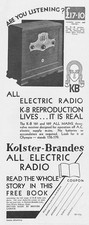 KOLSTER BRANDES All Electric