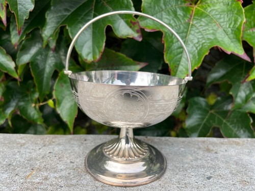 Antique silver plated sugar