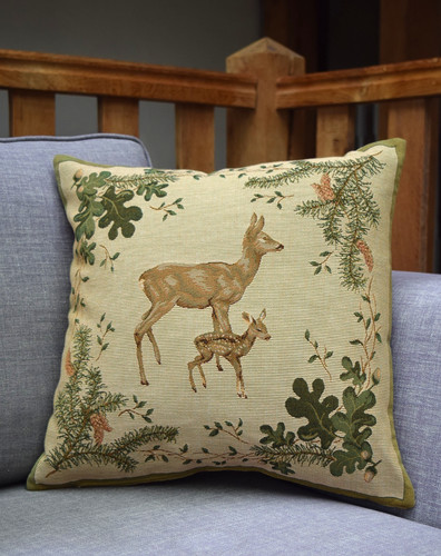 Jacquard woven tapestry