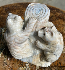 SMALL HAND-CARVED SOAPSTONE
