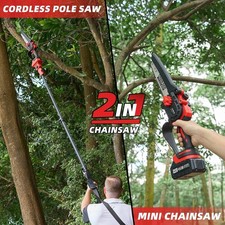 2-IN-1 Cordless Pole Saw &