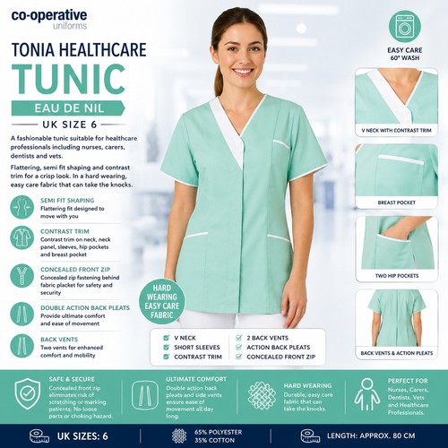 Womans nurses tunic beauty - tunic,