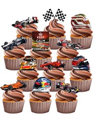 Racing Cars Themed Cupcake