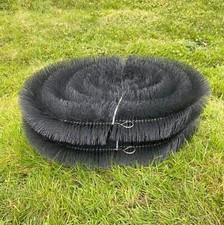 8m Black Gutter Brush Leaf