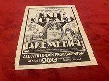 T&P2 MOVIE ADVERT 11X8 CLIFF RICHARD - TAKE ME HIGH