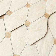 BeNice Peel and Stick Backsplash Kitchen Hexagon Marble Tiles-Bathroom Backsp...