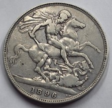 GREAT BRITAIN UK 1896 CROWN