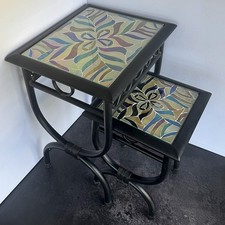 Set of 2 Black Iron Nesting