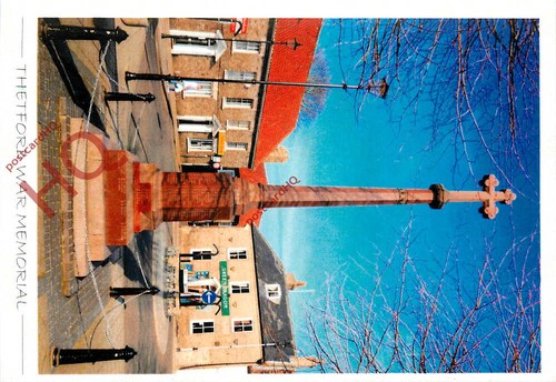 Picture postcard thetford war - picture,