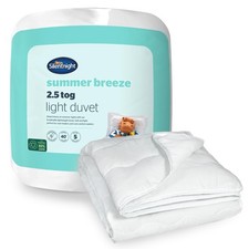 Silentnight Summer Breeze 2.5 Tog Double Duvet - Lightweight Low Tog Summer