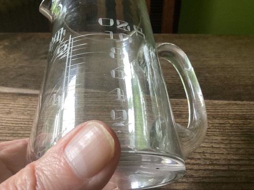 Vintage glass measuring - glass,