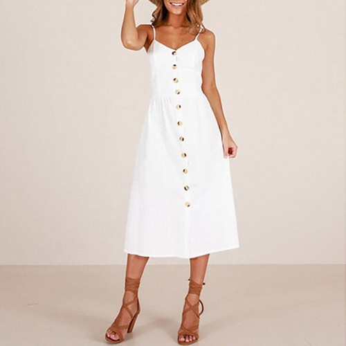 Womens boho beach cami midi - womens,