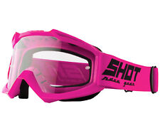 MOTOCROSS GOGGLES MX ENDURO PIT BIKE QUAD GOGGLES SHOT ASSAULT NEON PINK GLOSSY