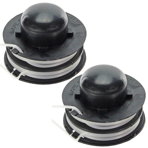 Dual strimmer line spool - line, head