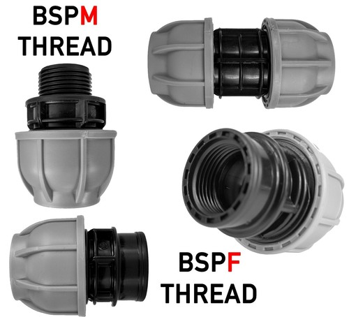 Mdpe water pipe compression - mdpe,
