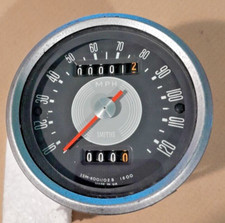 Vintage NOS Smiths BSA WD B40 SSM 4001/02B 1600 Speedometer