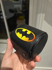 100% Real Leather Batman Watch