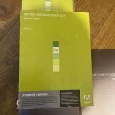 Adobe Dreamweaver CS4 Student Edition Software Web Designers Developers With Key