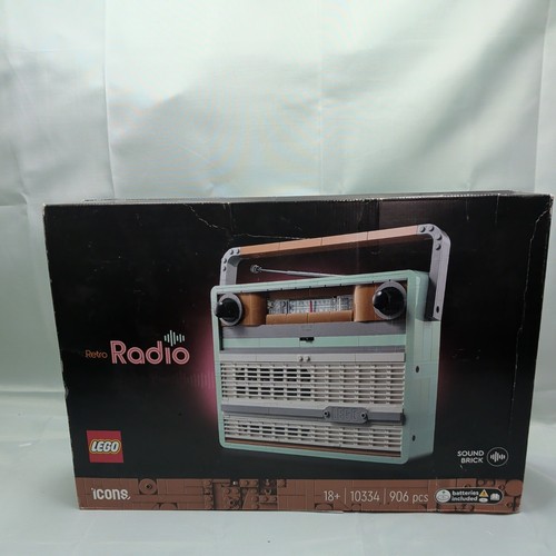 Lego 10334 retro radio 906pcs - 10334,