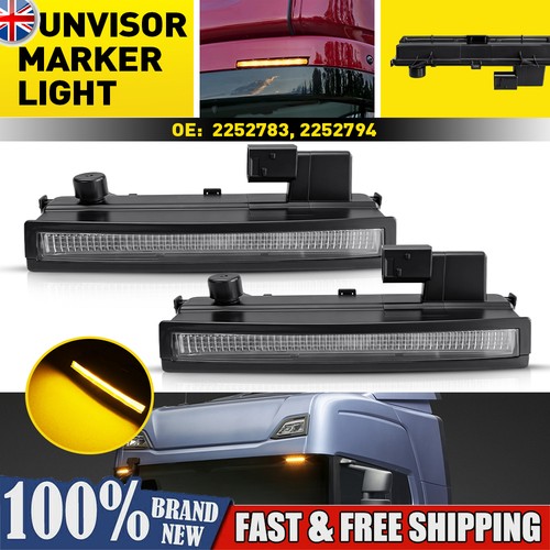 2pcs sunvisor led amber - sunvisor, marker