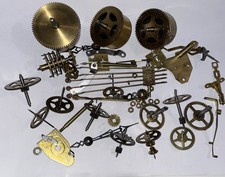 Antique Brass Clock Parts