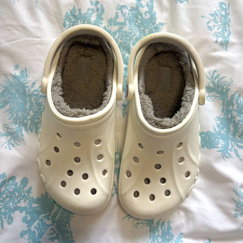 Crocs women white fleece - women’s,