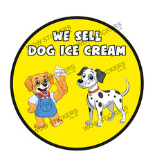 Ice cream van sticker We Sell