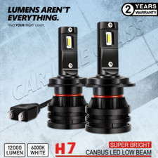 Pair Bulbs H7 LED 6000lm